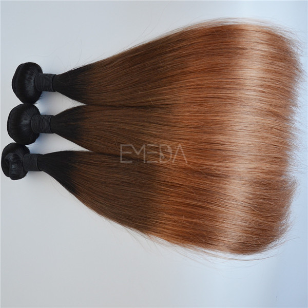 #1B/4/27 3 tone ombre Indian quality hair extensions YJ159